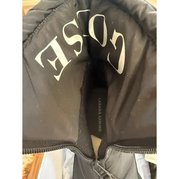 Canada Goose Cypress Fold-Down Puffer Boots Black Size 10 New in Box Snow Winter - Picture 8 of 12